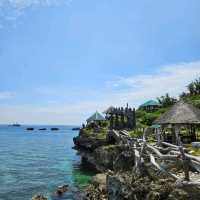 Clear blue waters and white sandy beaches