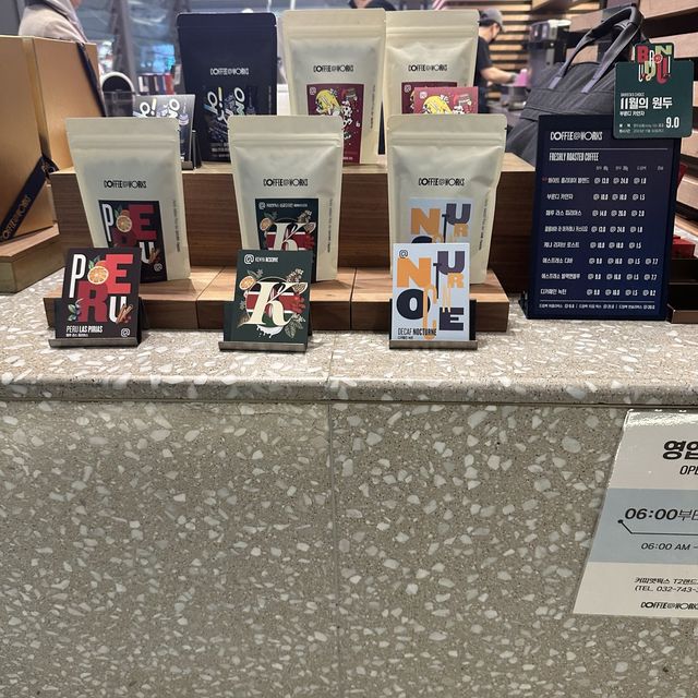 《韓国/ 仁川空港》朝からオープン！おすすめカフェ✨COFFEE@WORKS