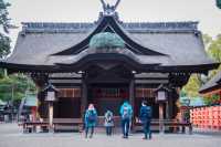 นั่งรถไฟไปขอพรที่ศาลเจ้าสุมิโยชิกันค่ะ