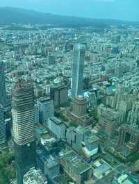 台湾　台湾観光　台北101展望台からの景色は圧巻！