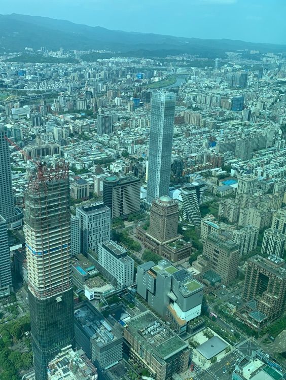 台湾　台湾観光　台北101展望台からの景色は圧巻！