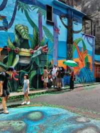 Colourful alleys in Bukit Bintang!