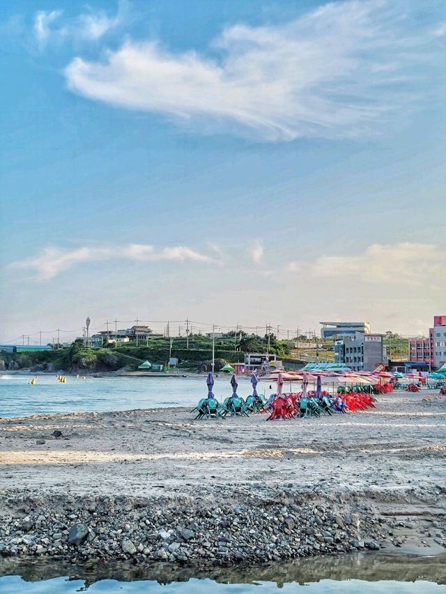 조용하고 한적한 포항 구룡포해수욕장🏖