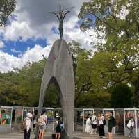 Hiroshima Peace Park, a beautiful tribute.