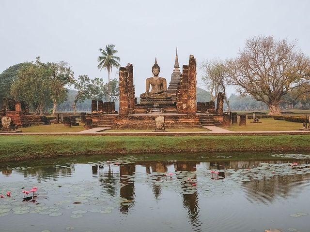 遊泰國🇹🇭素可泰的瑪哈泰寺