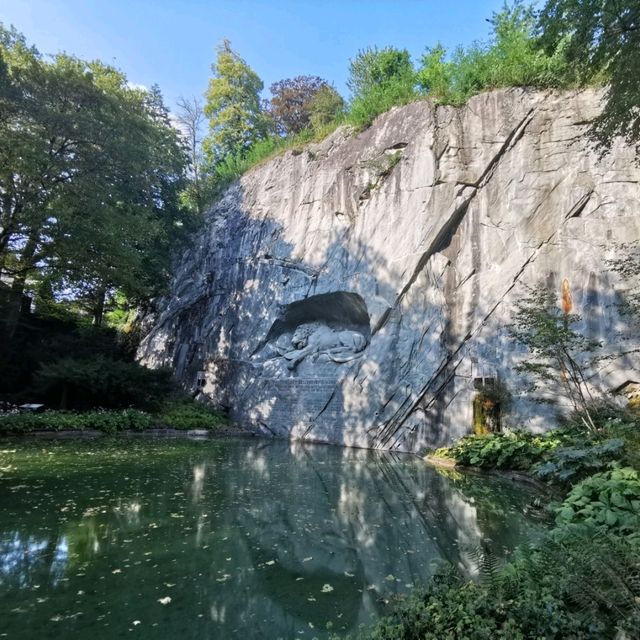 Lion Monument At Lucerne 