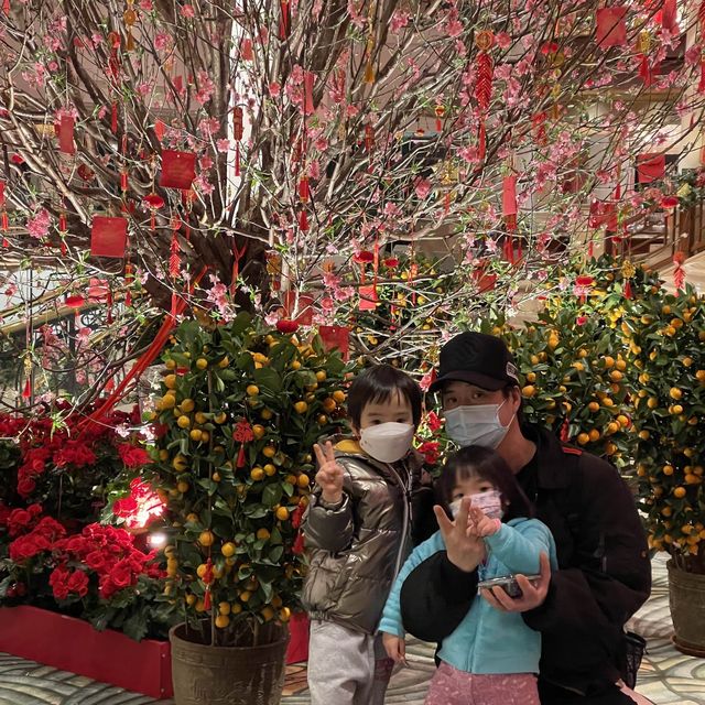 有驚喜又有新年氣氛的親子酒店 環保主題房間
