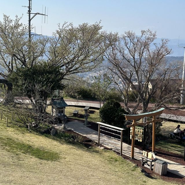 360°パノラマ景色が見える！絶景カフェでまったり♥️伊東 小室山