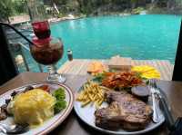 Hangar Cafe คาเฟ่ริมน้ำตกสีฟ้า