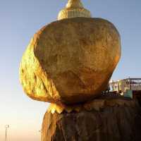 The amazing golden rock 🪨 🥰🙏