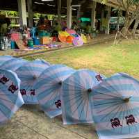 Visit the beautiful Umbrella Making Center - Chiang Mai