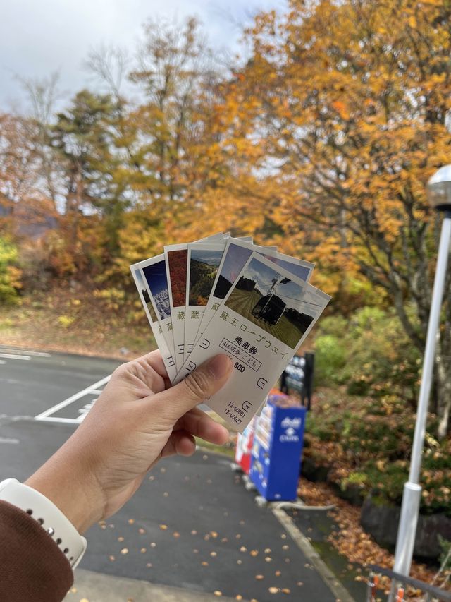 Zao ropeway ใน Autumn vibe 🍂