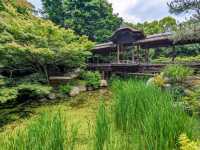 日本京都-能拍到京都塔小橋湖水倒影：涉成園