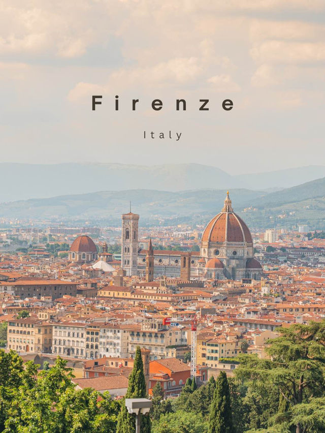 【イタリア】絶景すぎる！フィレンツェの街並みを眺められる3つのスポット！