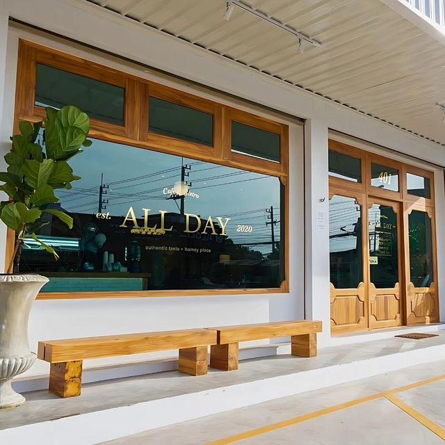 🍰 ALL Day Cafe คาเฟ่สไตล์มินิมอล