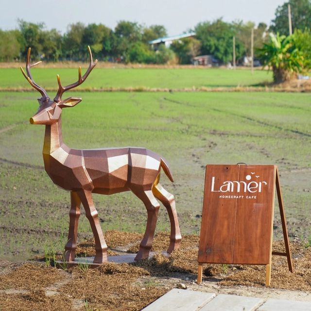 😝 Lamer Homecraft cafe คาเฟ่บรรยากาศทุ่งนา