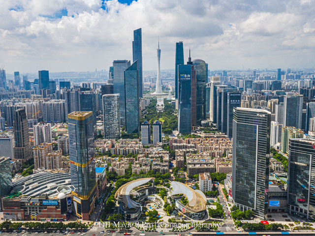 Aerial View of Tianhe Parc Central@Guangzhou, China