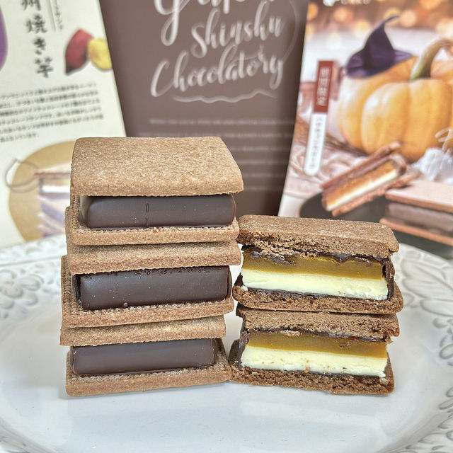 【信州観光】秋の味覚サンドされたチョコクッキー🍪