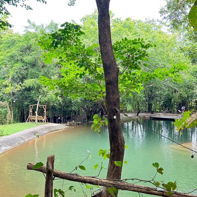  Into  the  wild คาเฟ่กลางป่า มีน้ำตกไหลผ่าน
