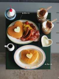 【新大久保】新登場のハートのパンケーキがかわいすぎる🫶