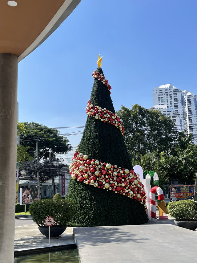 ถ่ายรูปต้นคริสต์มาสสุดชิคที่ K Village