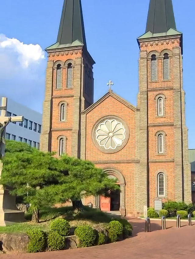 大邱｜桂香聖堂：漫步在百年建築的浪漫氛圍