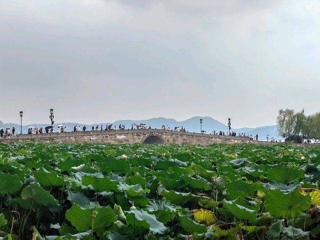 A must-visit place in Hangzhou is West Lake!