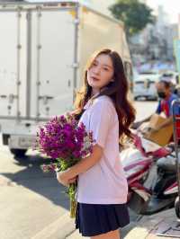📸 ถ่ายชุดนักเรียนที่ “ปาดคลองตลาด” 