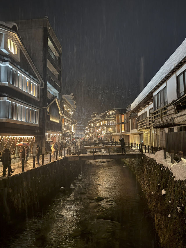 A Winter Wonderland at Ginzan Onsen