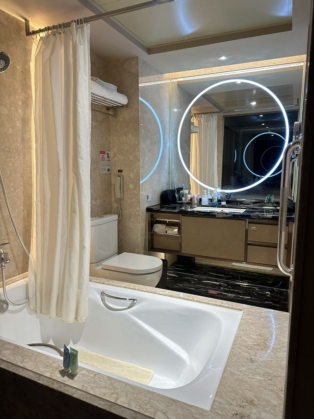 The room i