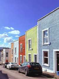 Bristol’s Colorful Charm: Strolling Past the Iconic Rainbow Houses