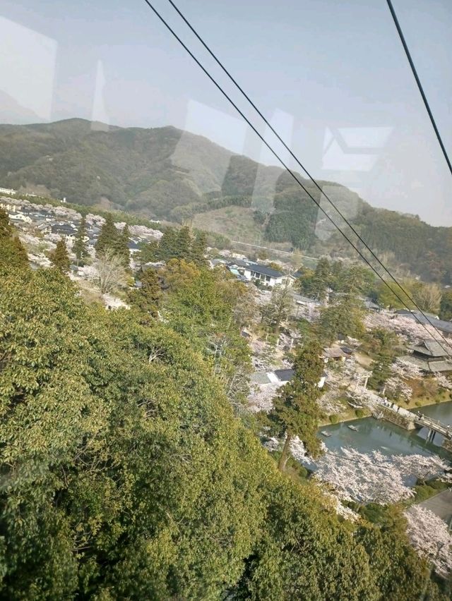 岩国城ロープウェイで岩国城へ行く