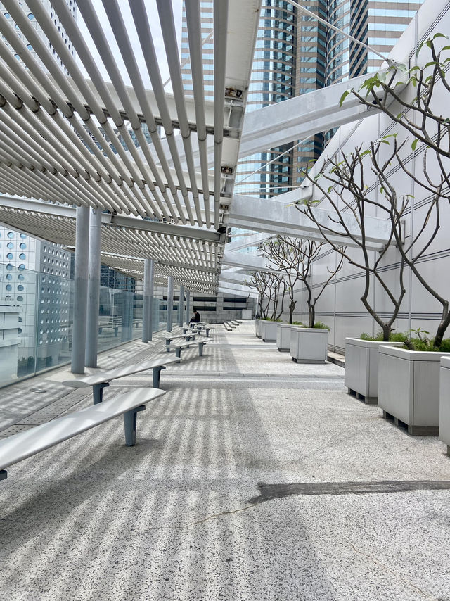 觸摸這座城市的心臟🫀✨中環IFC 商場天台花園✨🌹