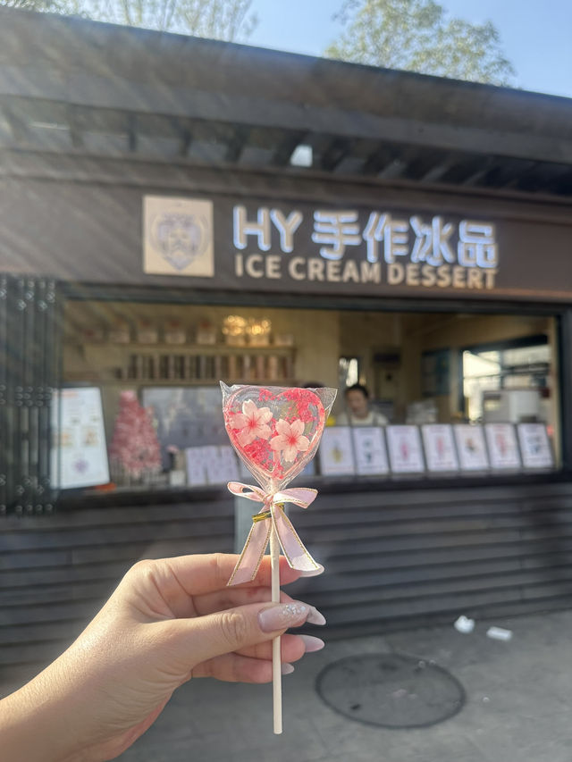 中国でバズってるフラワーアイスと手書き風カード💐