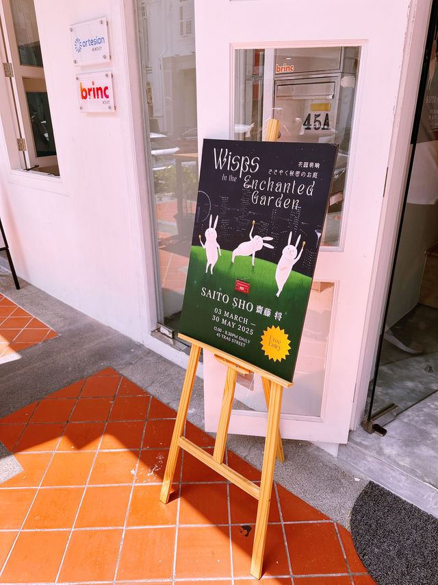 A Whimsical Escape: Saito Sho’s “Wisps in the Enchanted Garden” at 45 Tras Street
