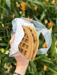 Peanut Butter Mochi Waffle?! My New Favourite Cheap Snack at AMK