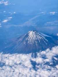 🛩搭飛機必收絕美視角！成田返港捕捉富士山🌄✈️