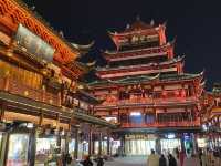 Yu Garden at night 