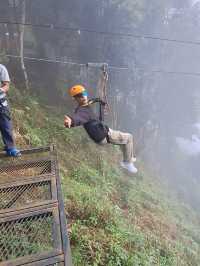 ทริปนี้ที่ลาวใต้ zipline Tad fane waterfall.