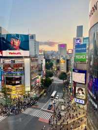 🌇 Secret Sunset Spot in Shibuya – The Best View of the Crossing