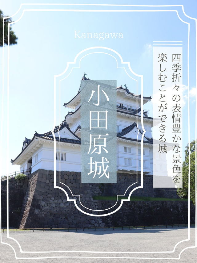 【小田原】いつ訪れても素敵な、季節ごとに表情豊かな景色を楽しむことができる城