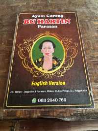 A Taste of Tradition at Ayam Goreng Bu Hartin
