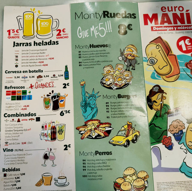 コスパ良し！ミニサンドイッチとビール🍻【Cervecería 100 Montaditos】