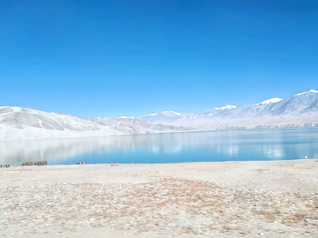 The Blue Tear of the Pamirs — White Sand Lake