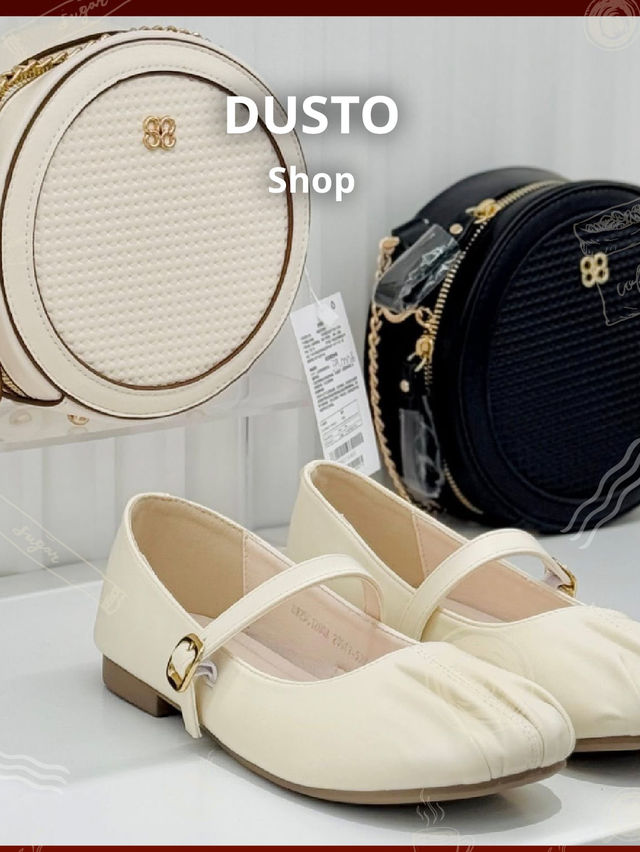 รีวิวร้านรองเท้าและกระเป๋าแฟชั่นแบรนด์ DUSTO