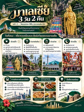 🇲🇾✨ Malaysia 3 hari 2 malam: Wisata, kuliner, dan belanja semuanya dalam satu perjalanan!