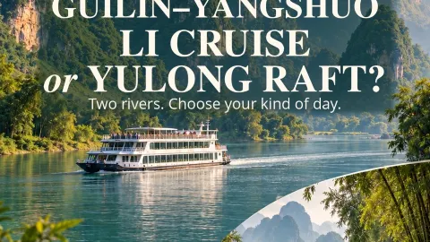 Guilin–Yangshuo First-Timer River Planner: Li River Cruise or Yulong River Raft? — traveler post in Guilin