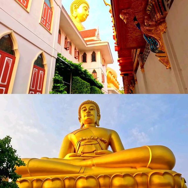 Photo spot for the Big Buddha at Paknam Temple (Phra Buddha Dhammakaya Thep Mongkol)