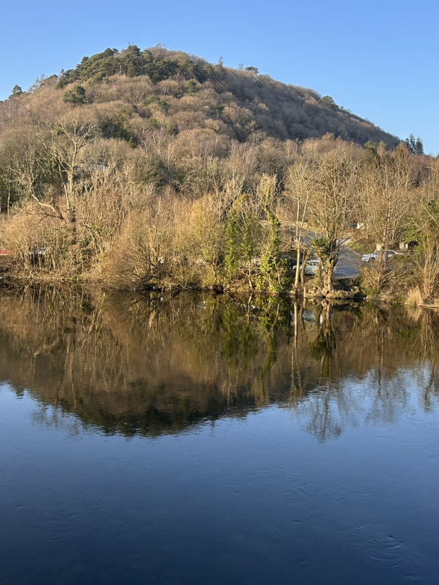 Alongside the railway 
