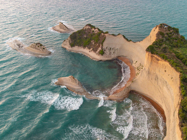 Corfu's Dramatic Limestone Formations: Cape Drastis